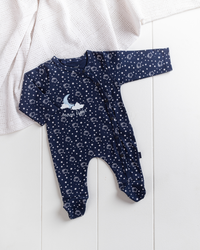 Moon Cat printed bodysuit for boys