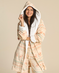Nordic vibes women robe