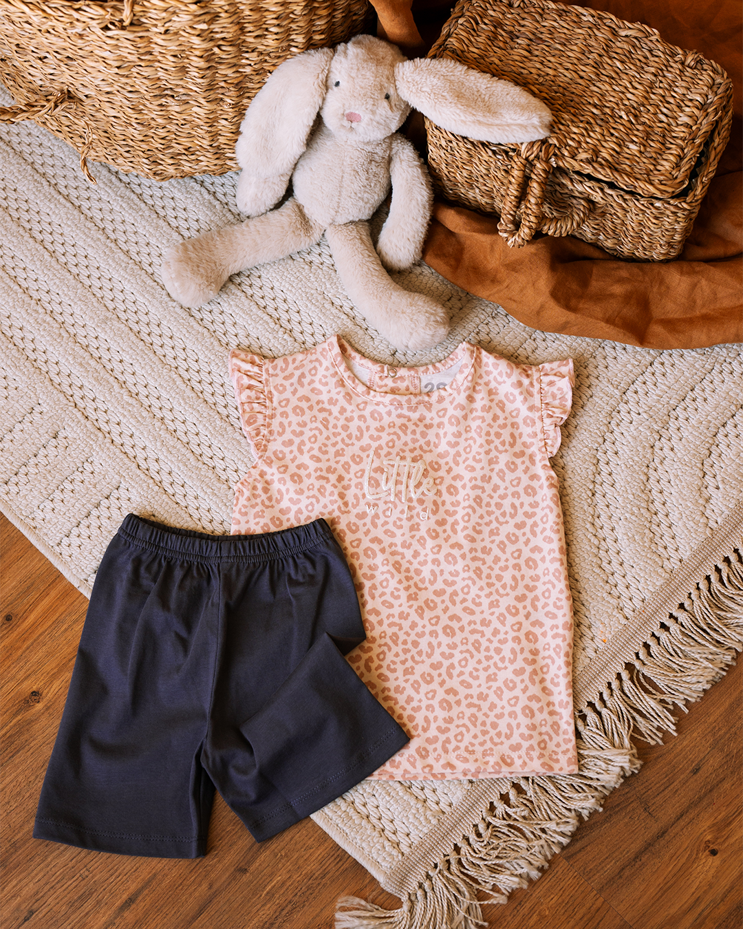 Cute pink creature pajama