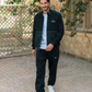VG DNM بيجامه رجالي ياقة وبسوسته مفتوح وبجيوب وتربروف