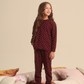 A Warm Color Floral Pajama for Girls
