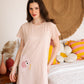 Women's Nightgown Cute Fish Dark Nude Color