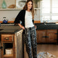 Women's cat pajamas with tiger print