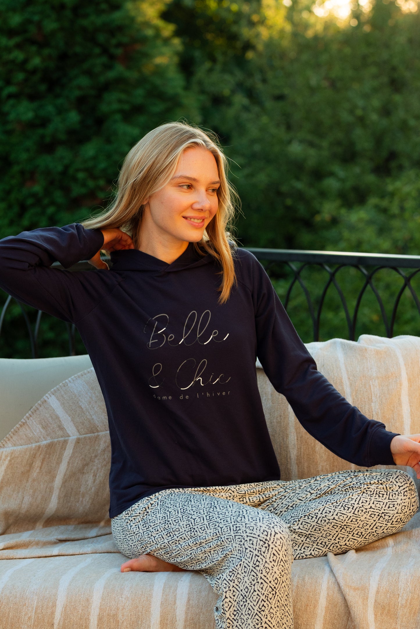 Women's pajamas, long, beautiful and elegant