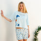 Women's Short Pajamas with a Fun Print
