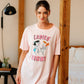 Women's Fun Nightshirt with Flintstones Print