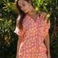 Summer Lemon Women's pajamas with half-sleeved buttons and trousers