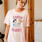 Women's Fun Nightshirt with Flintstones Print