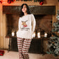 Women's Christmas pajamas, the warmth of the holidays