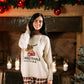 Women's Christmas pajamas, the warmth of the holidays