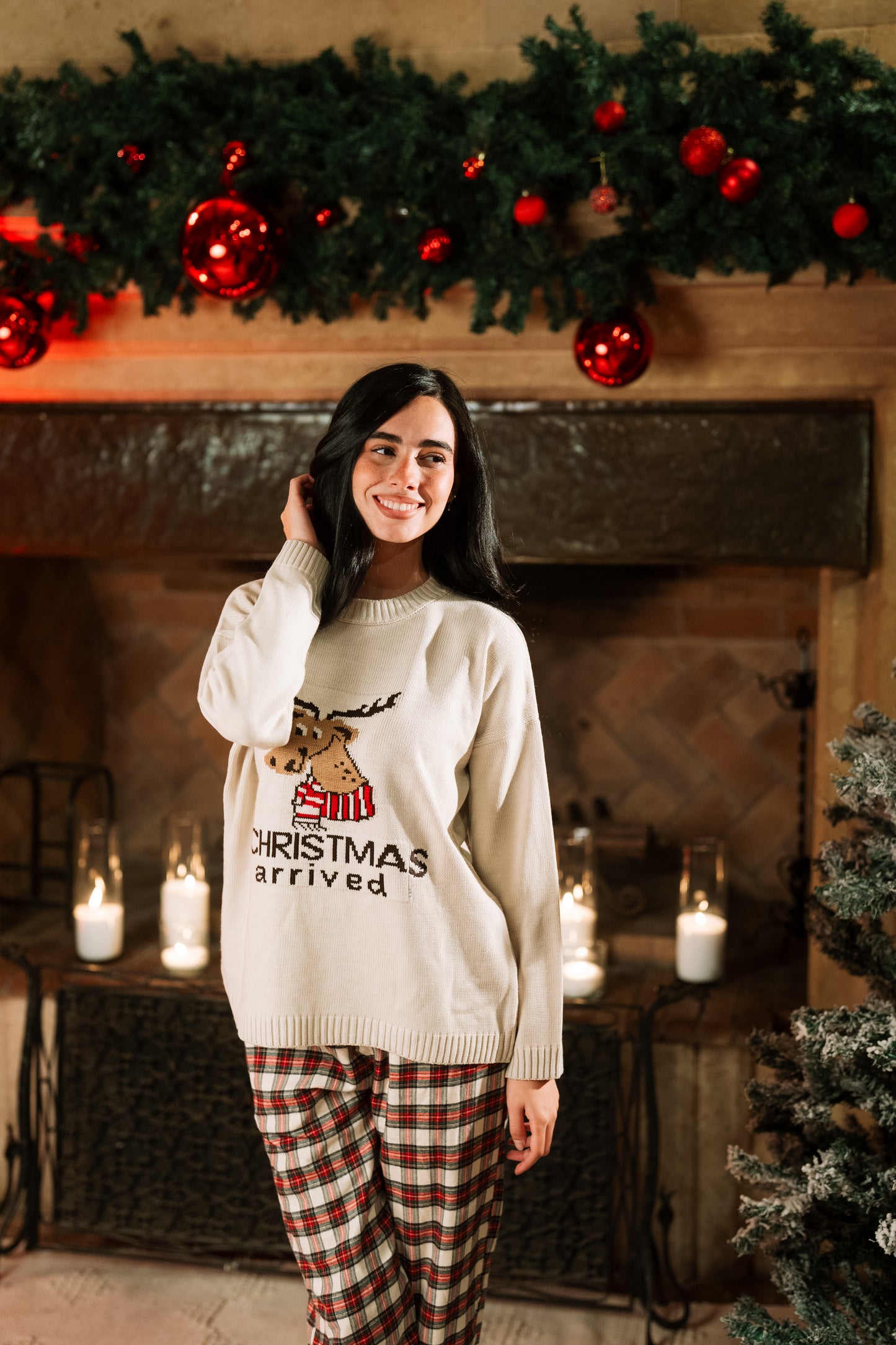 Women's Christmas pajamas, the warmth of the holidays