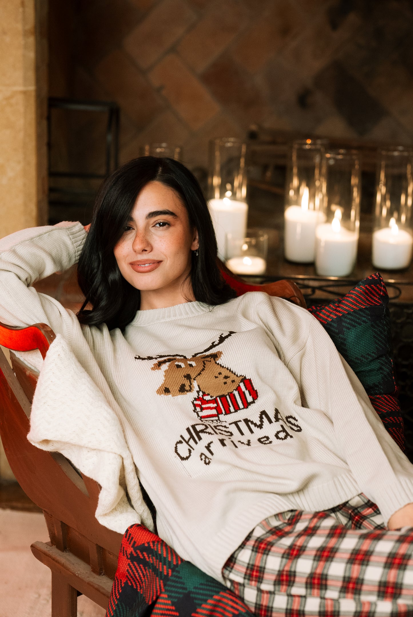 Women's Christmas pajamas, the warmth of the holidays
