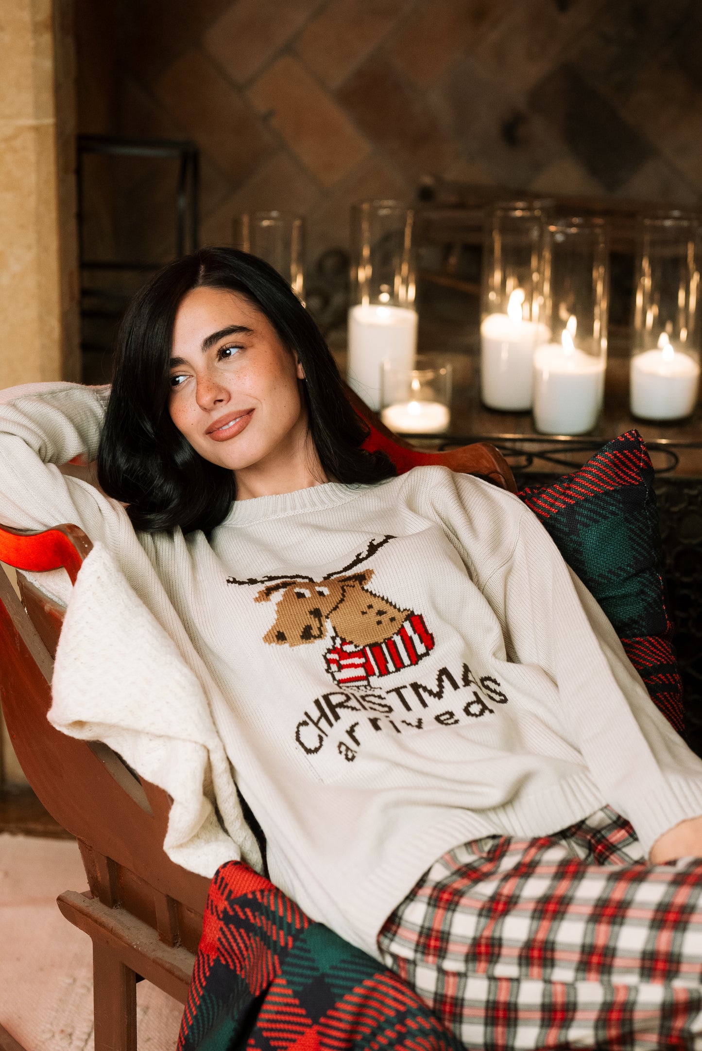 Women's Christmas pajamas, the warmth of the holidays