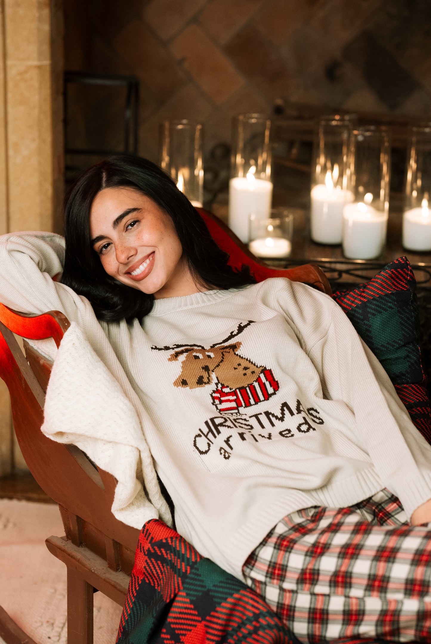 Women's Christmas pajamas, the warmth of the holidays
