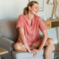 Classic women's pajamas with a distinctive plaid pattern