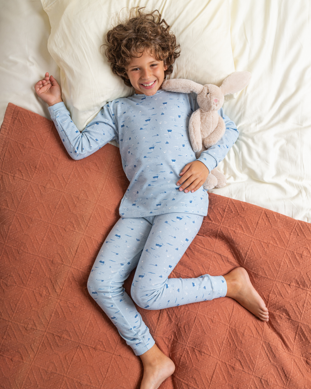 طقم تدفئة أولادي مطبوع