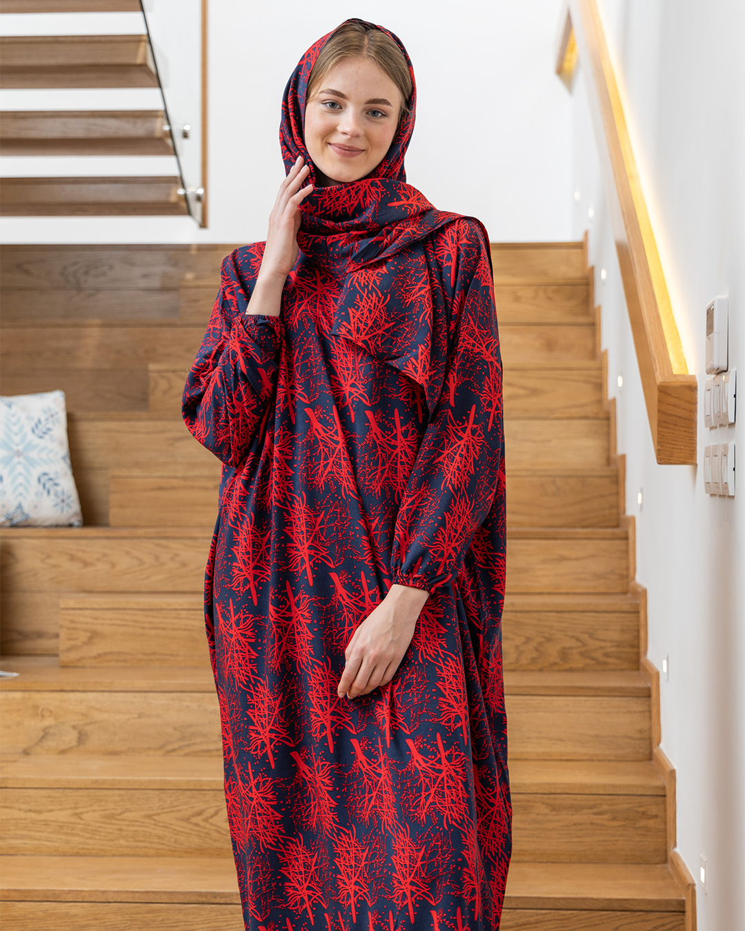 Women's wooded viscose basdal