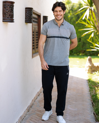 Black line بيجاما رجالي نص سوستة نص كم و بنطلون