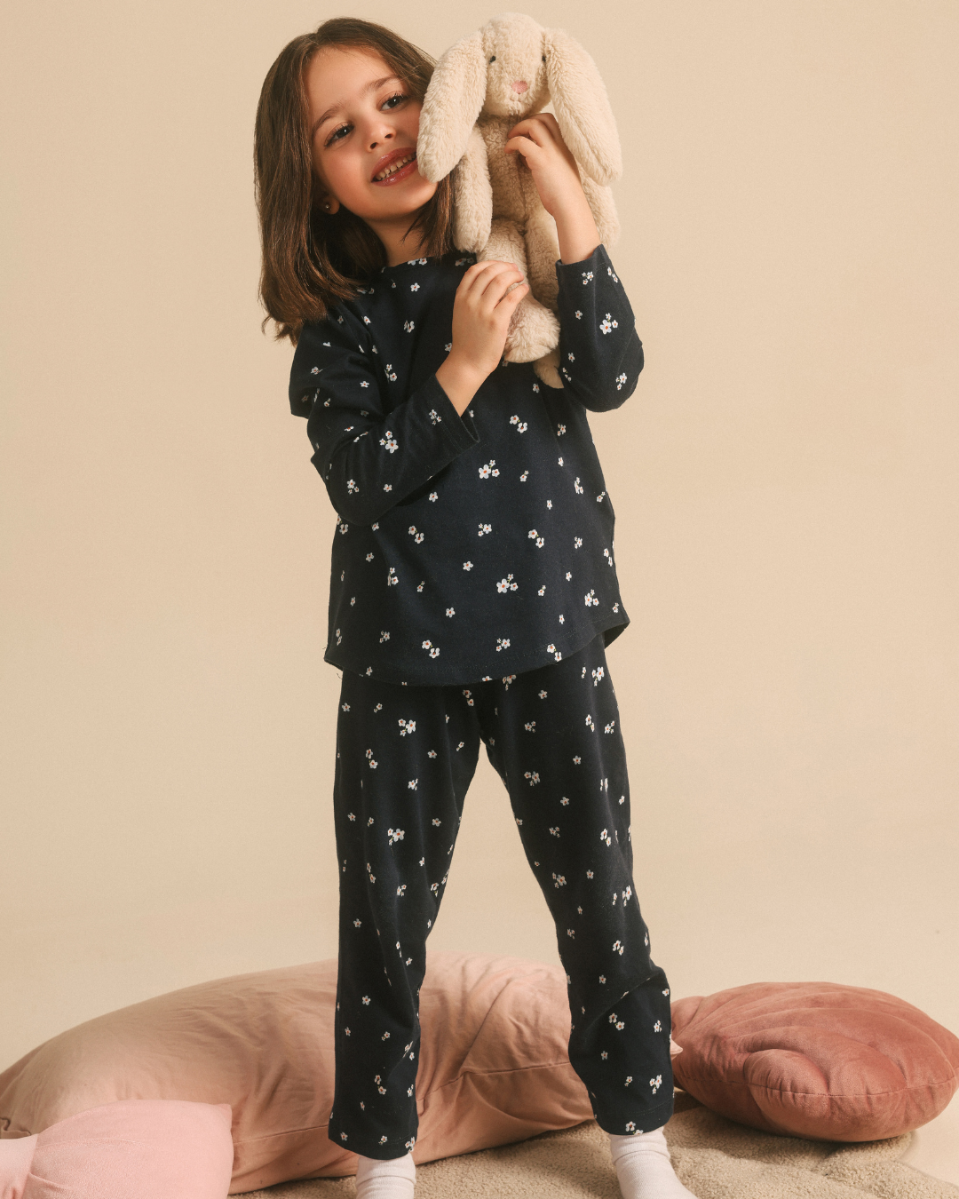 Ditsy Floral Print Pajamas