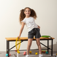Girls' pajamas, butterfly shorts