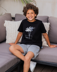 Palm tree boys half sleeve t-shirt