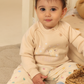 Girls' Small Heart Print Pajamas