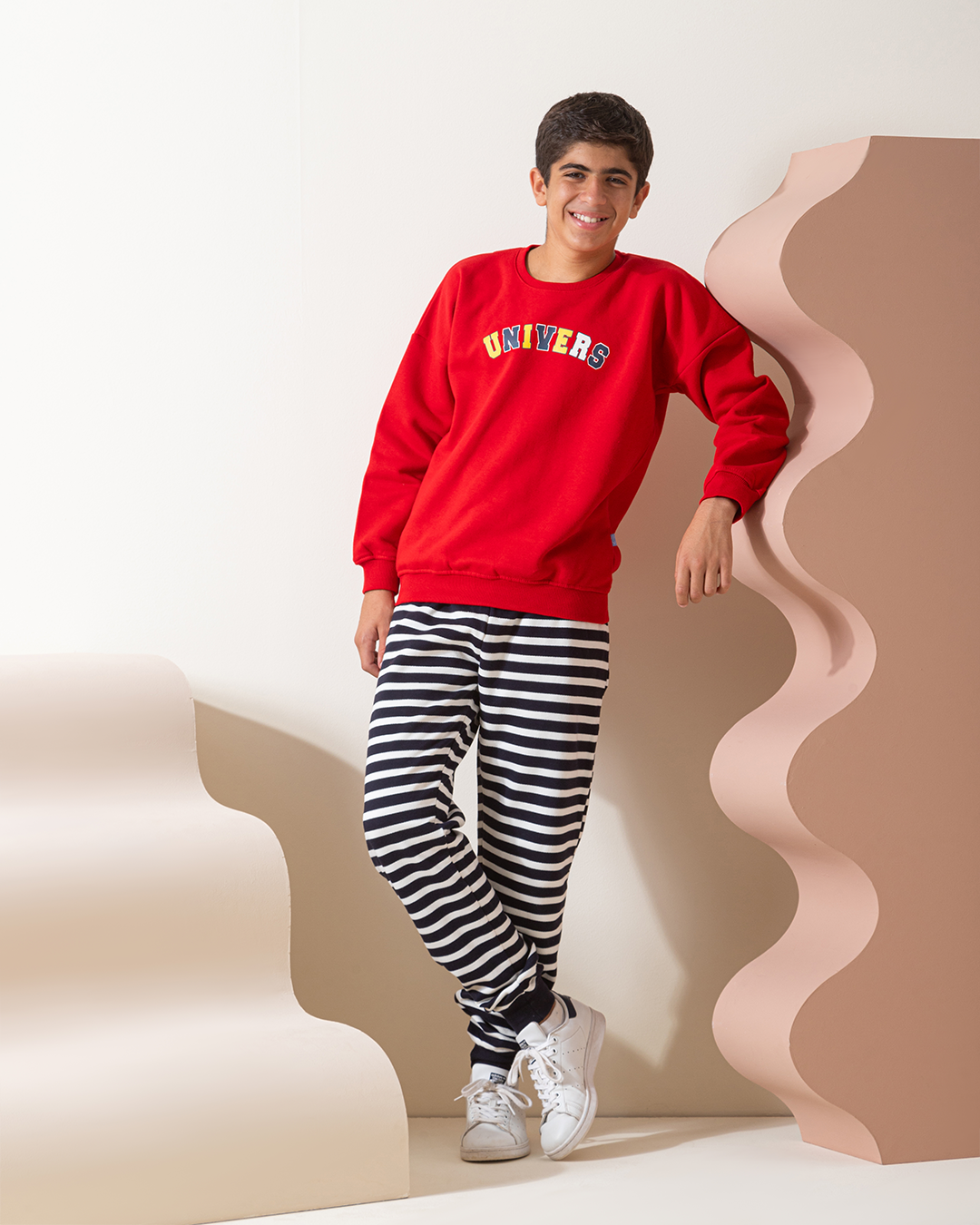 Univers بيجاما أولادي كُم طويل