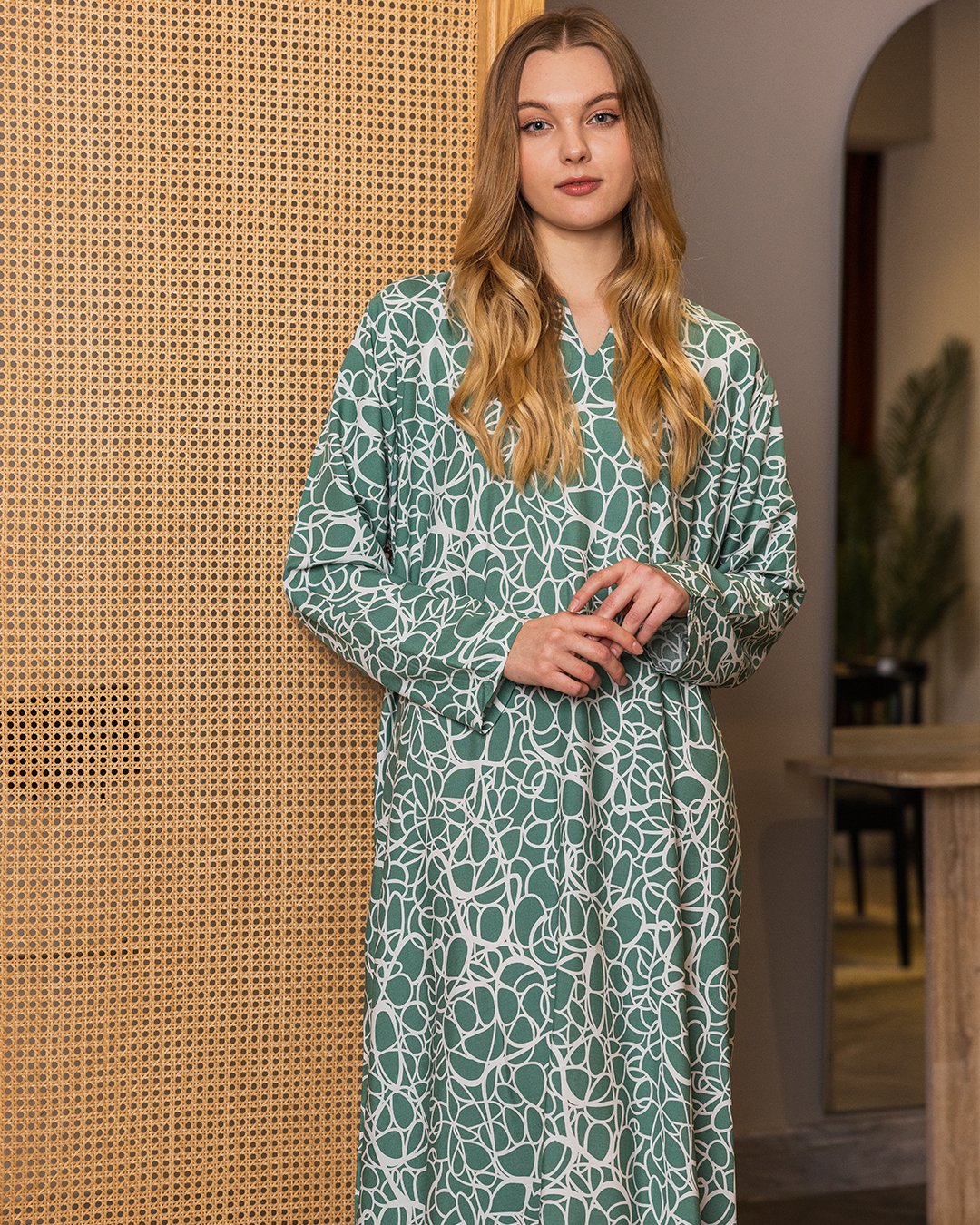 Viscose shirt with 60 sleeves