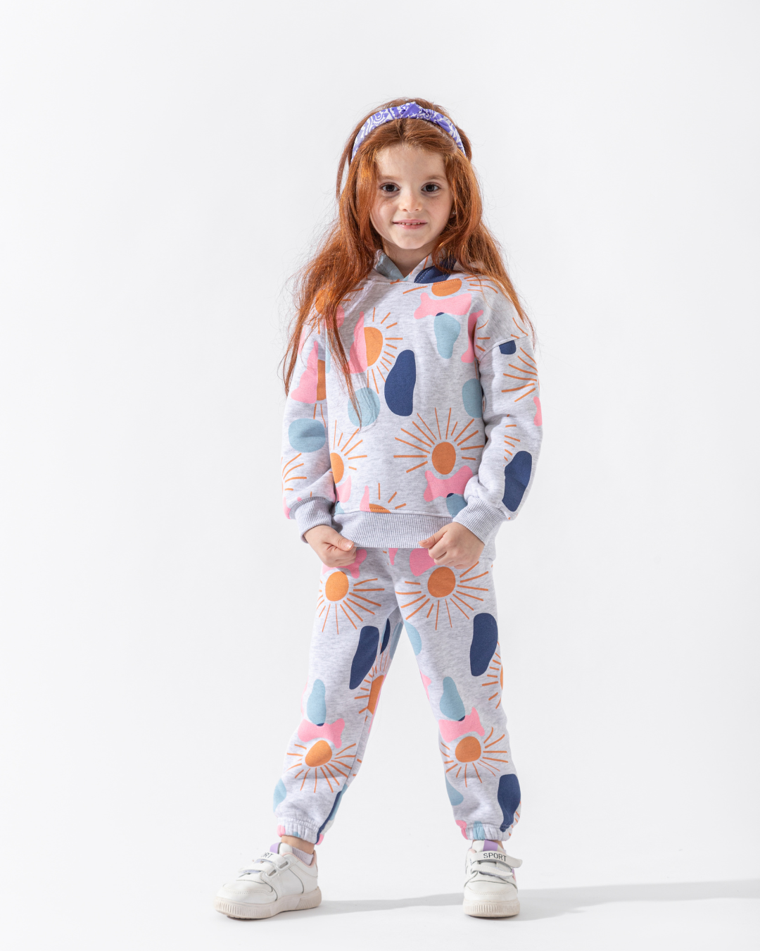 sun full cover بيجامة  بيبي بناتي