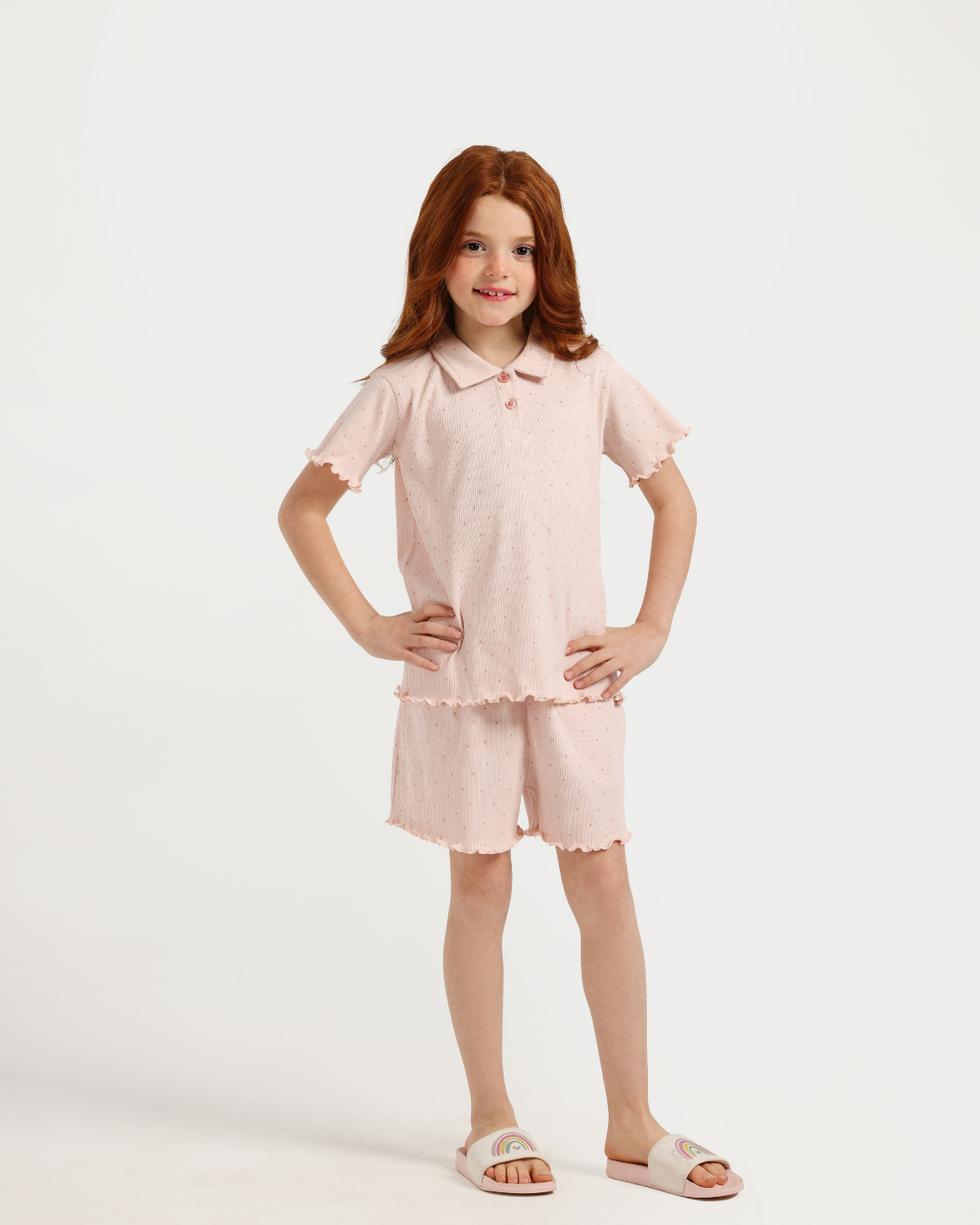 بيجاما توب و شورت نقط