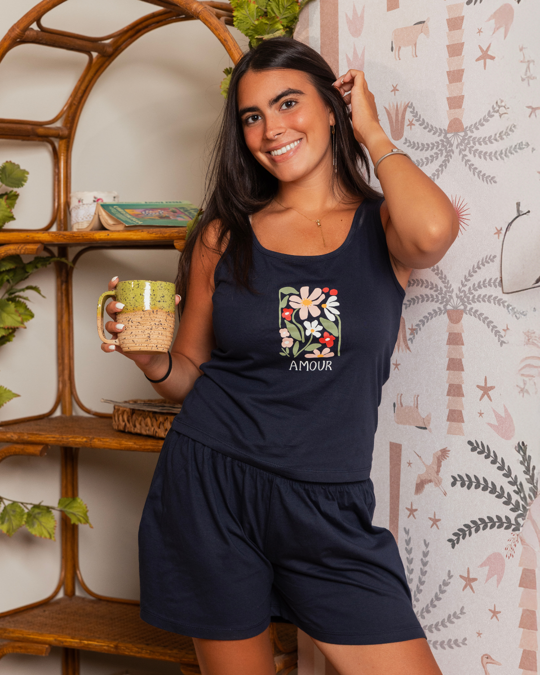 بيجاما شورت قطن