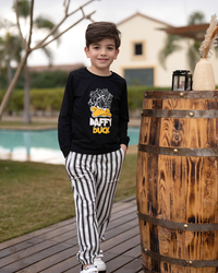 Daffy Duck Baby Boys Long Sleeve Cotton Pajamas * Summer Melton Stripe Pants