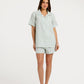 Women's pajama with short sleeves with shorts