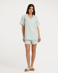 Women's pajama with short sleeves with shorts