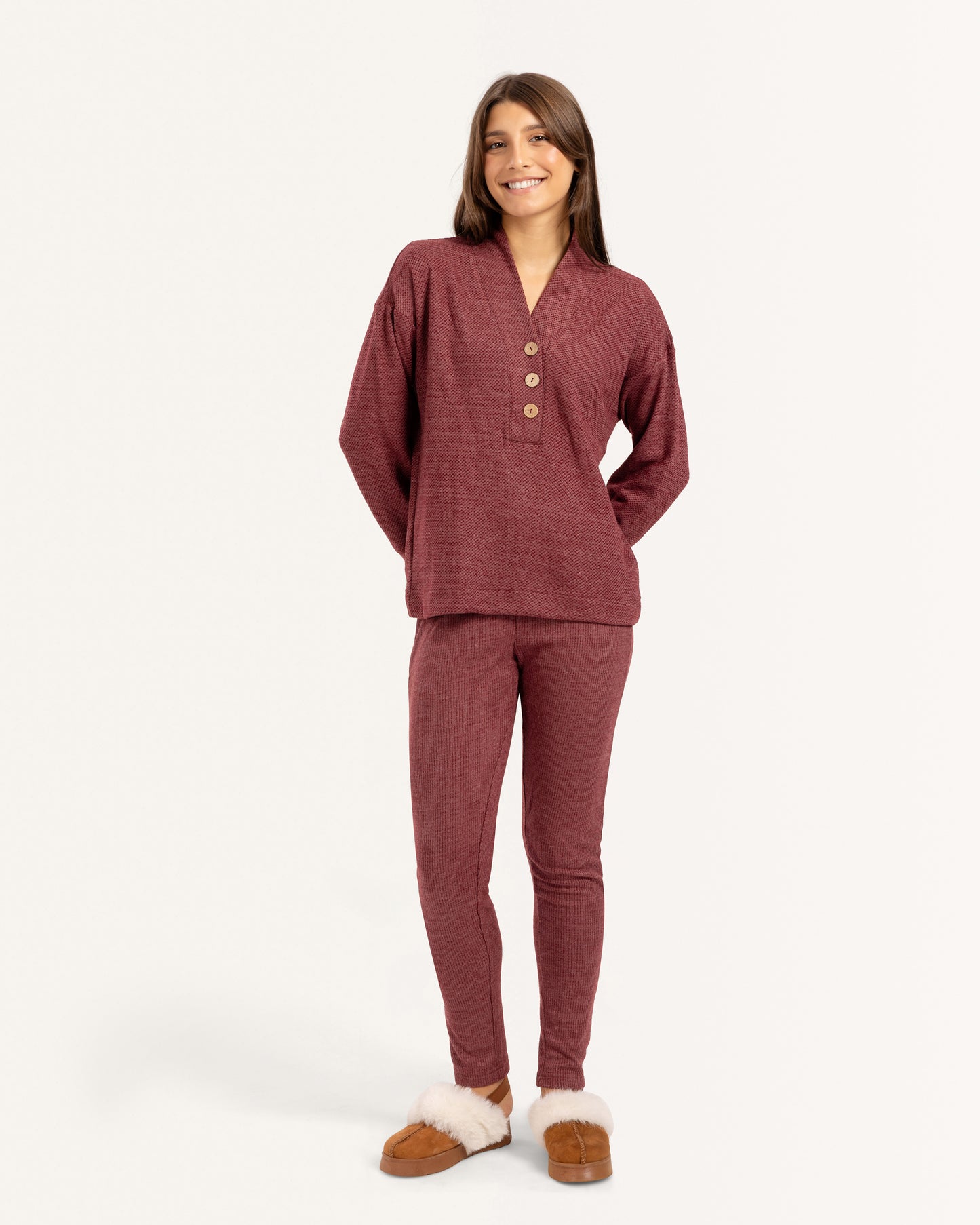 طقم جاكارد خروج بجيب و زراير