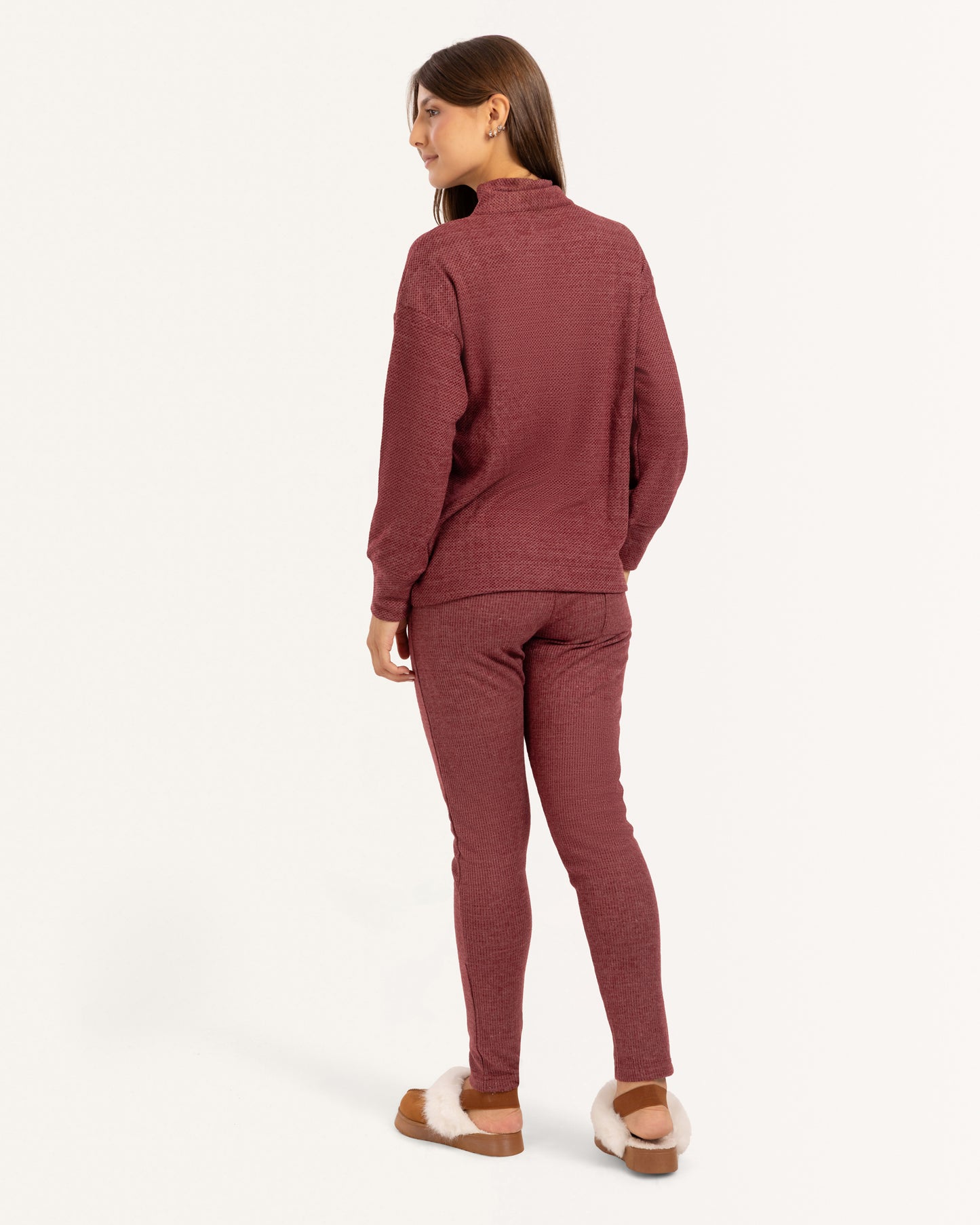 طقم جاكارد خروج بجيب و زراير