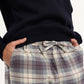 Plaid Pants In Beige And Red