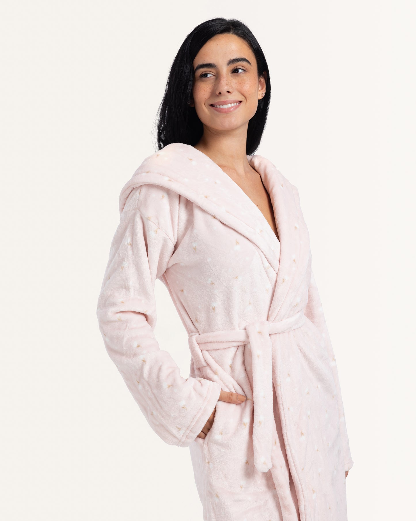 روب طويل ورود الشتاء