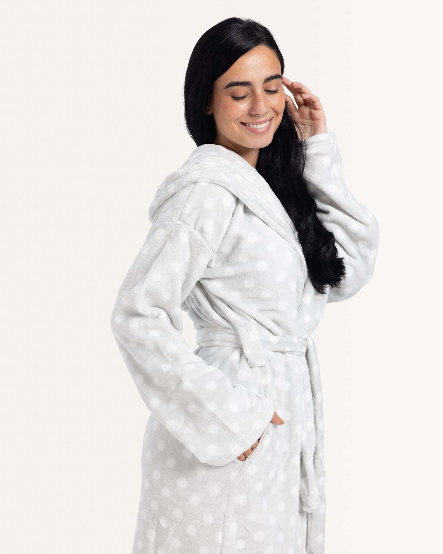 روب  طويل منقّط