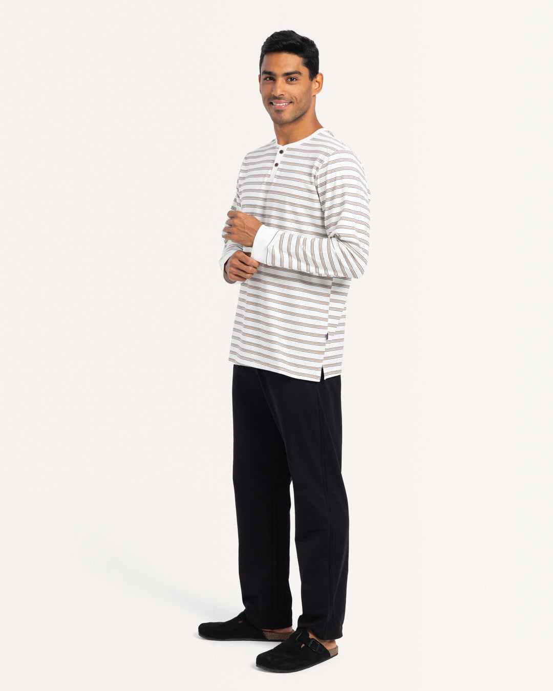 بيجاما بنطلون قطن و توب  مخطط