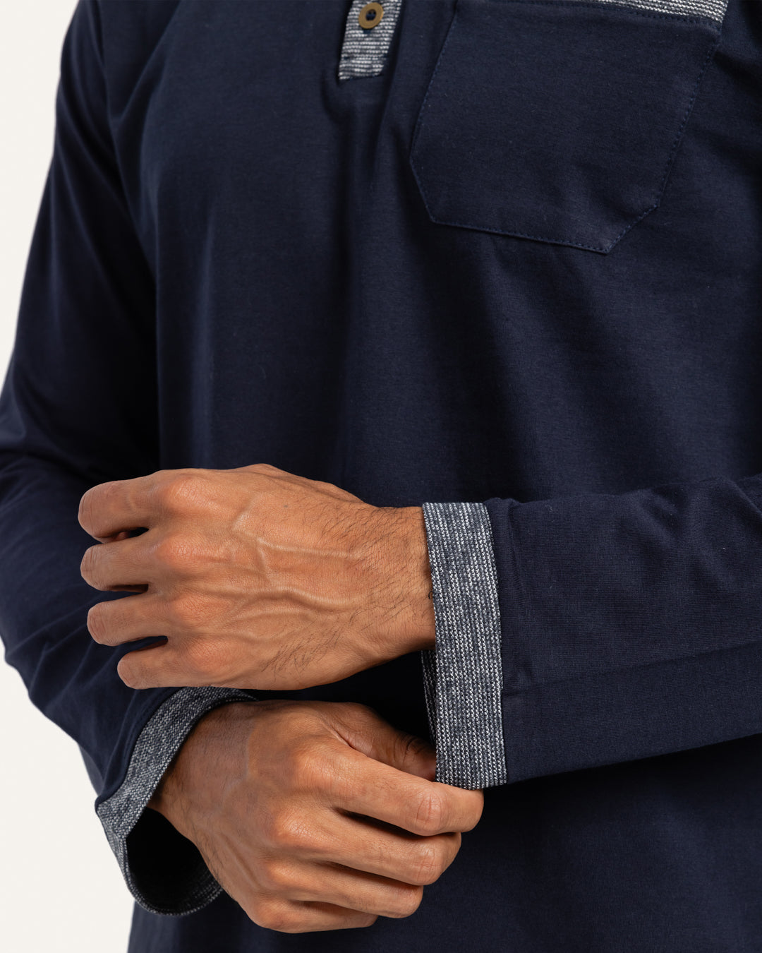 بيجاما بنطلون قطن بقصه عند الكتف