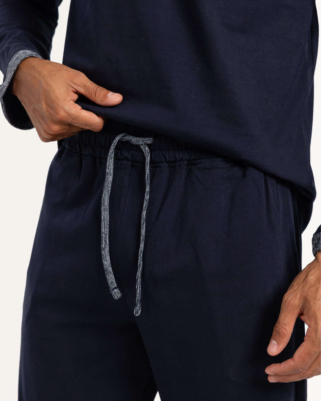 بيجاما بنطلون قطن بقصه عند الكتف