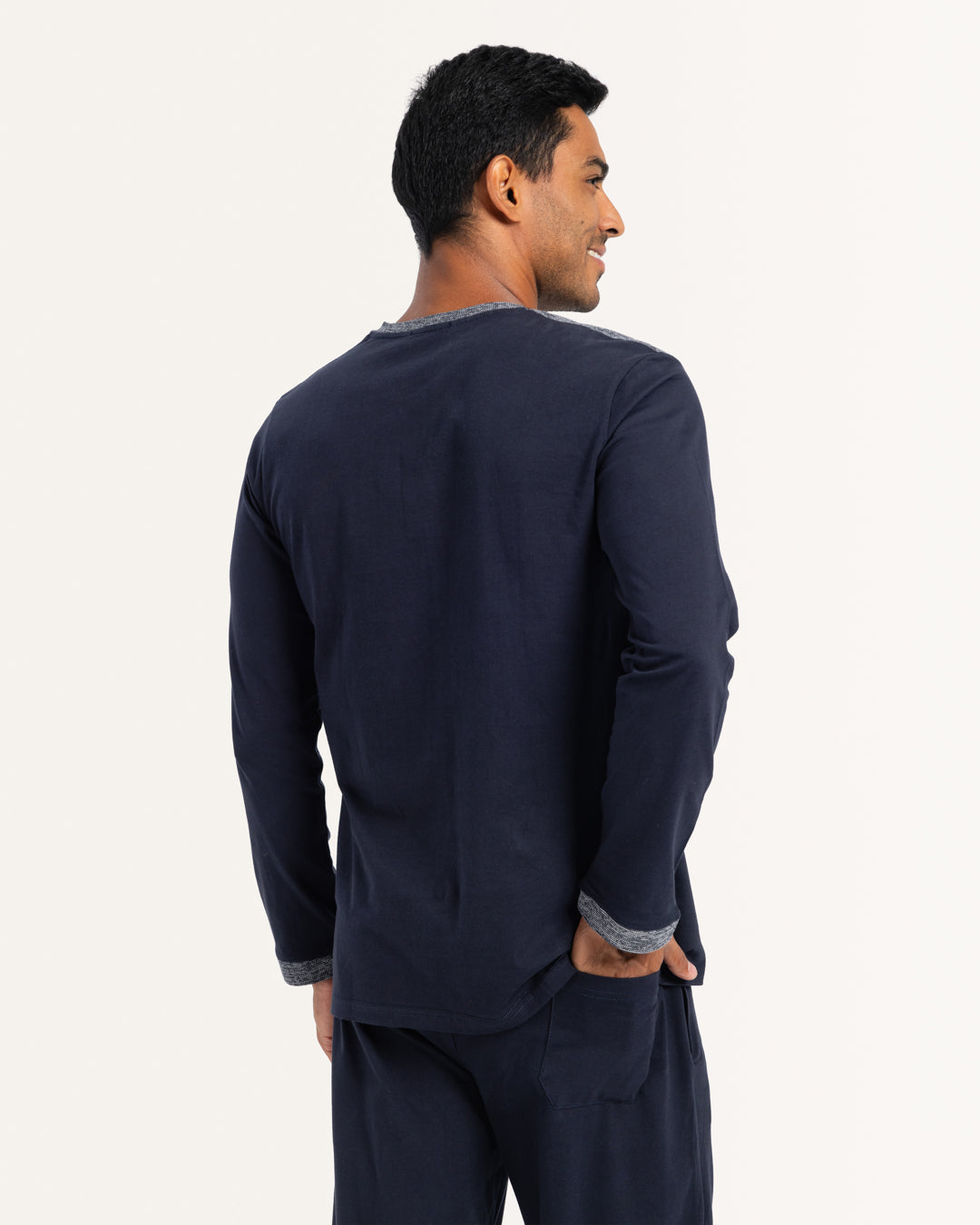 بيجاما بنطلون قطن بقصه عند الكتف