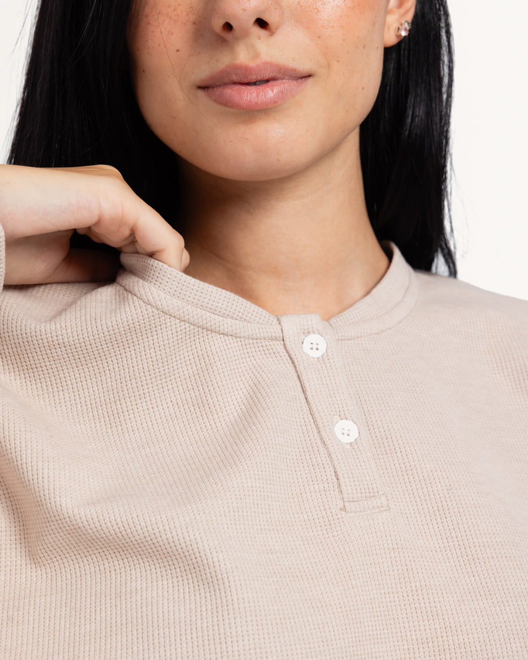 بيجاما بنطلون جاكارد كم طول دفئ الخريف