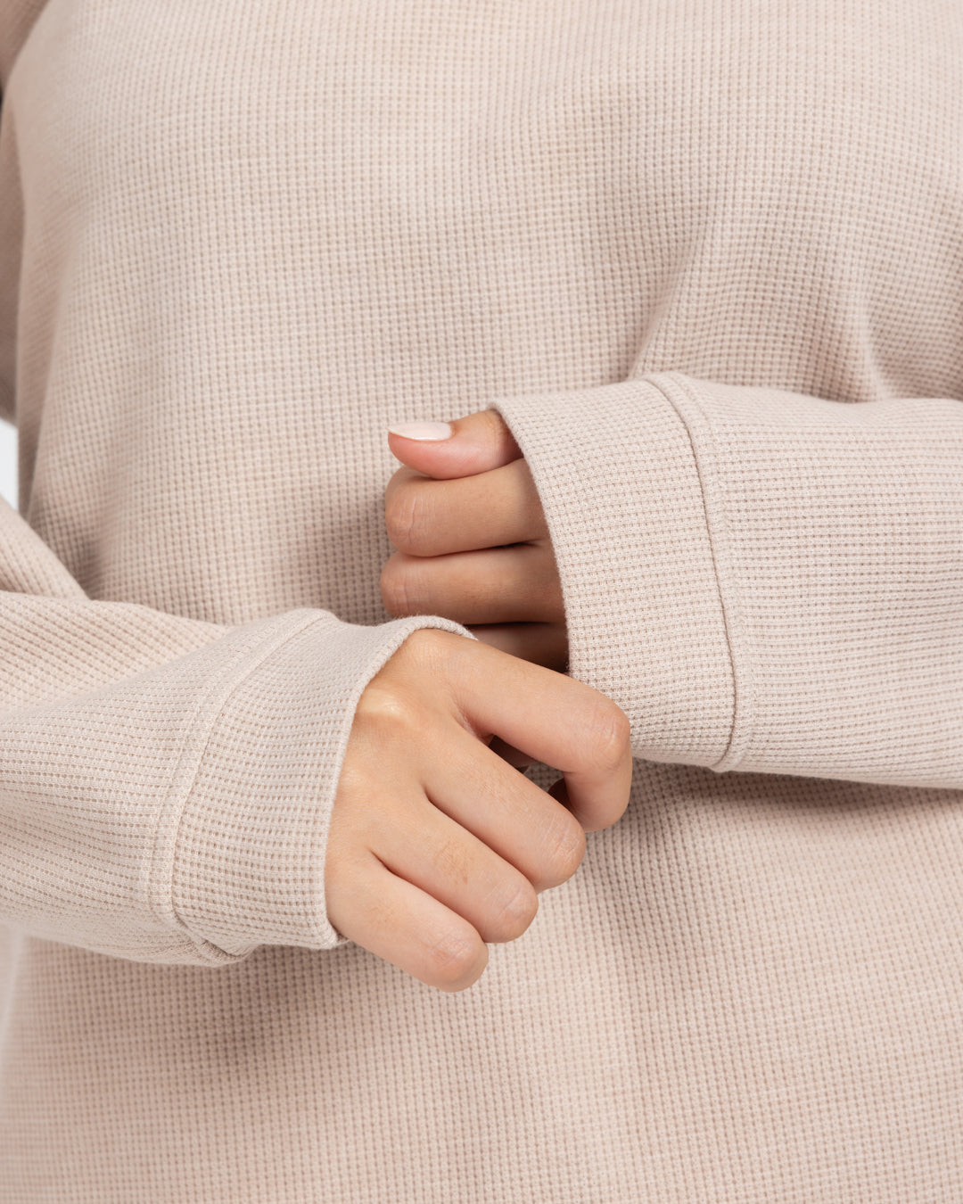 بيجاما بنطلون جاكارد كم طول دفئ الخريف