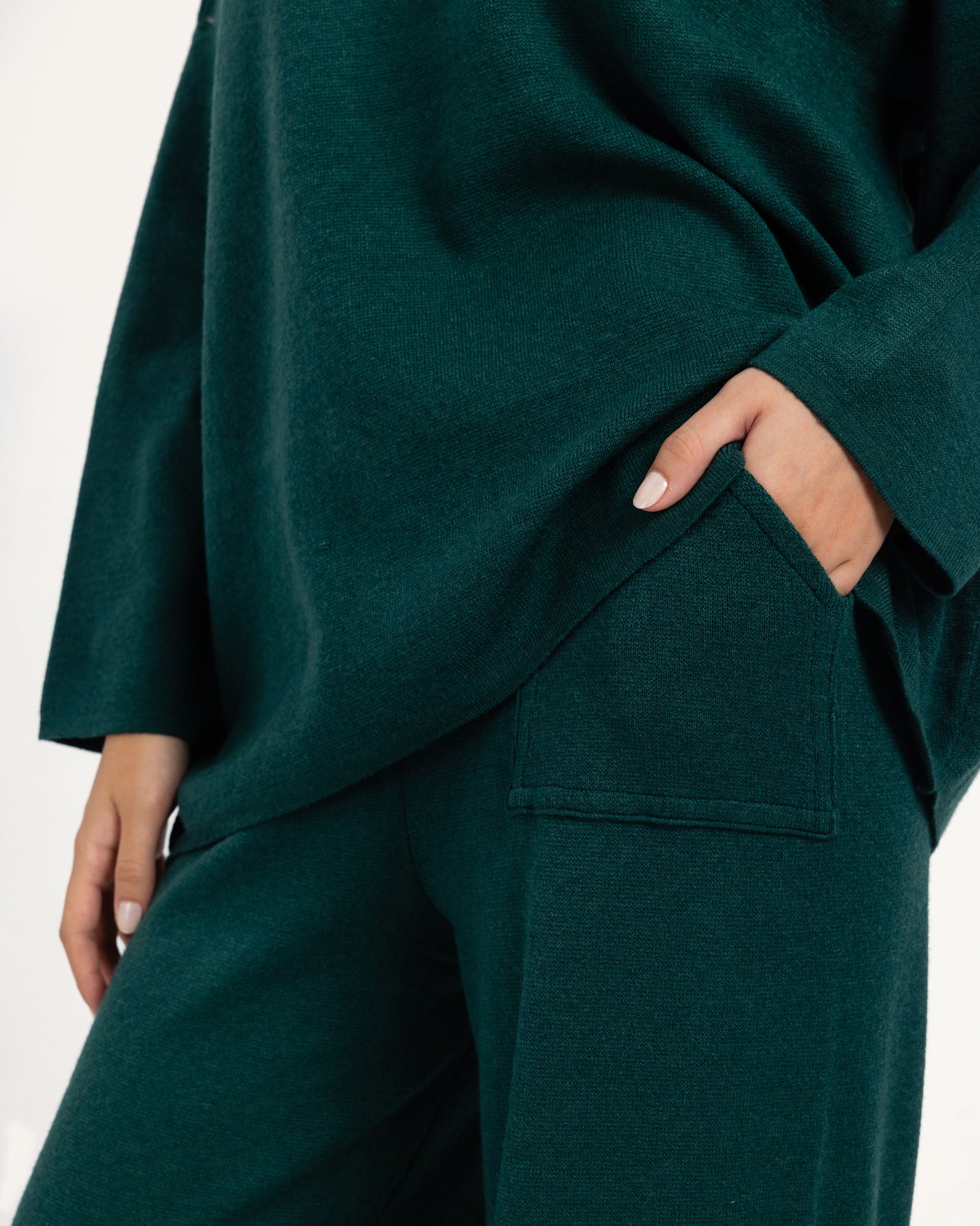 Oversized طقم تريكو حريمي