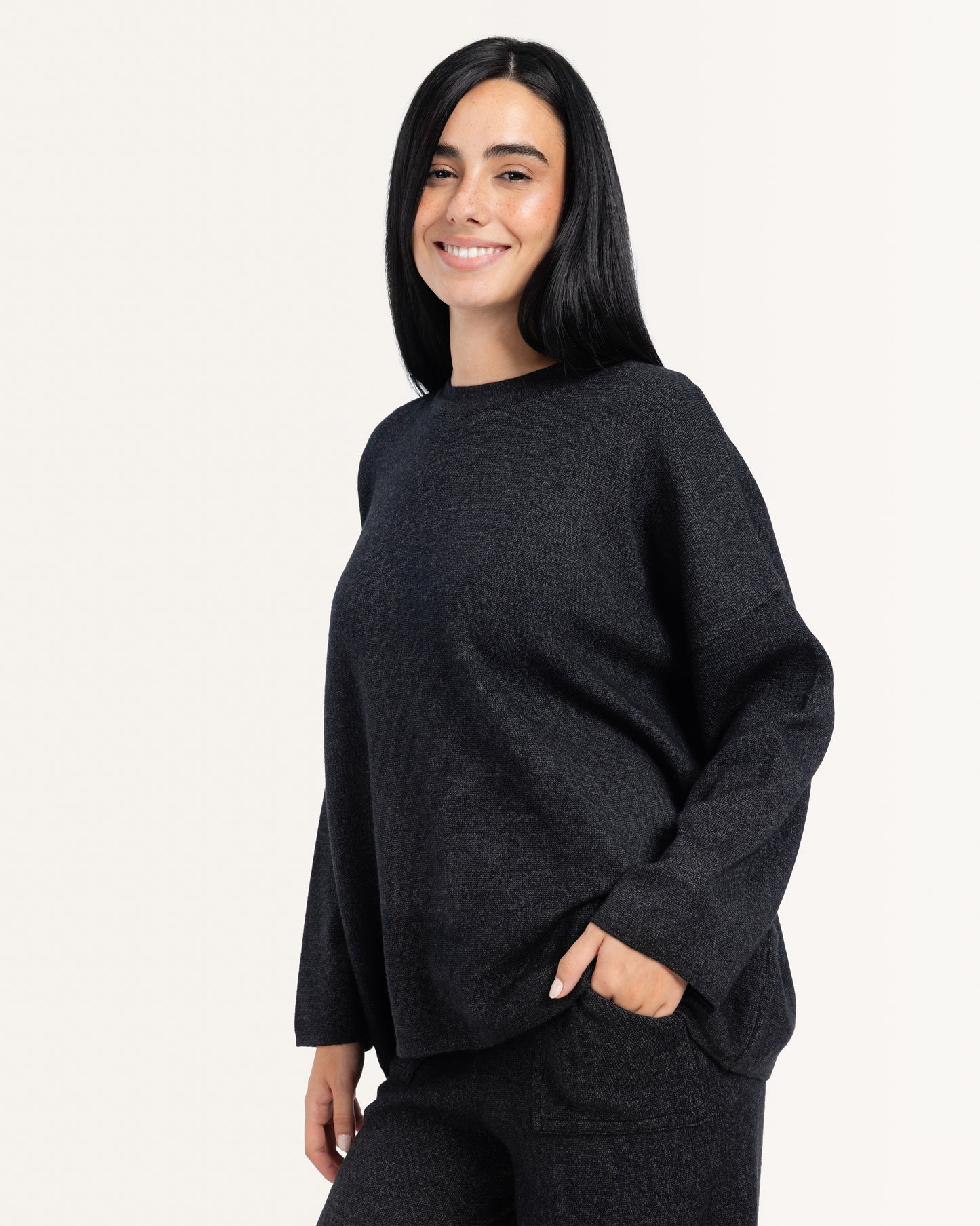 Oversized طقم تريكو حريمي