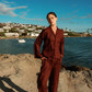 Chic Women's Linen Set with Buttons