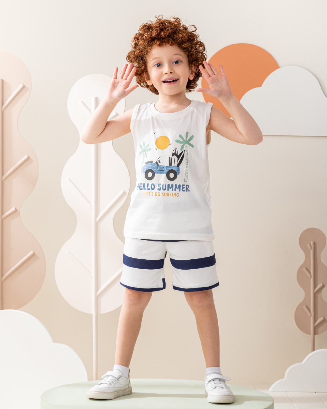 بيجاما كات و شورت جيرسى اهلا بالصيف