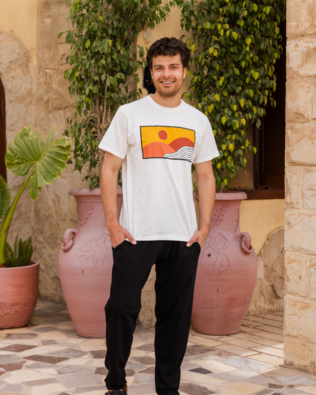 road and sun بيجاما رجالي نص كم و بنطلون